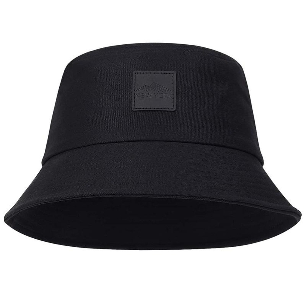 NEW YORK | Minimalist Black Bucket Hat Accessory